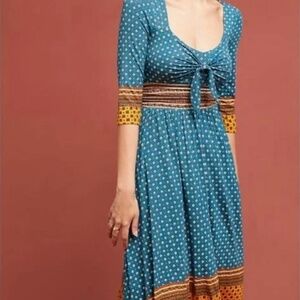 Maeve by Anthropologie Boho Print Dress